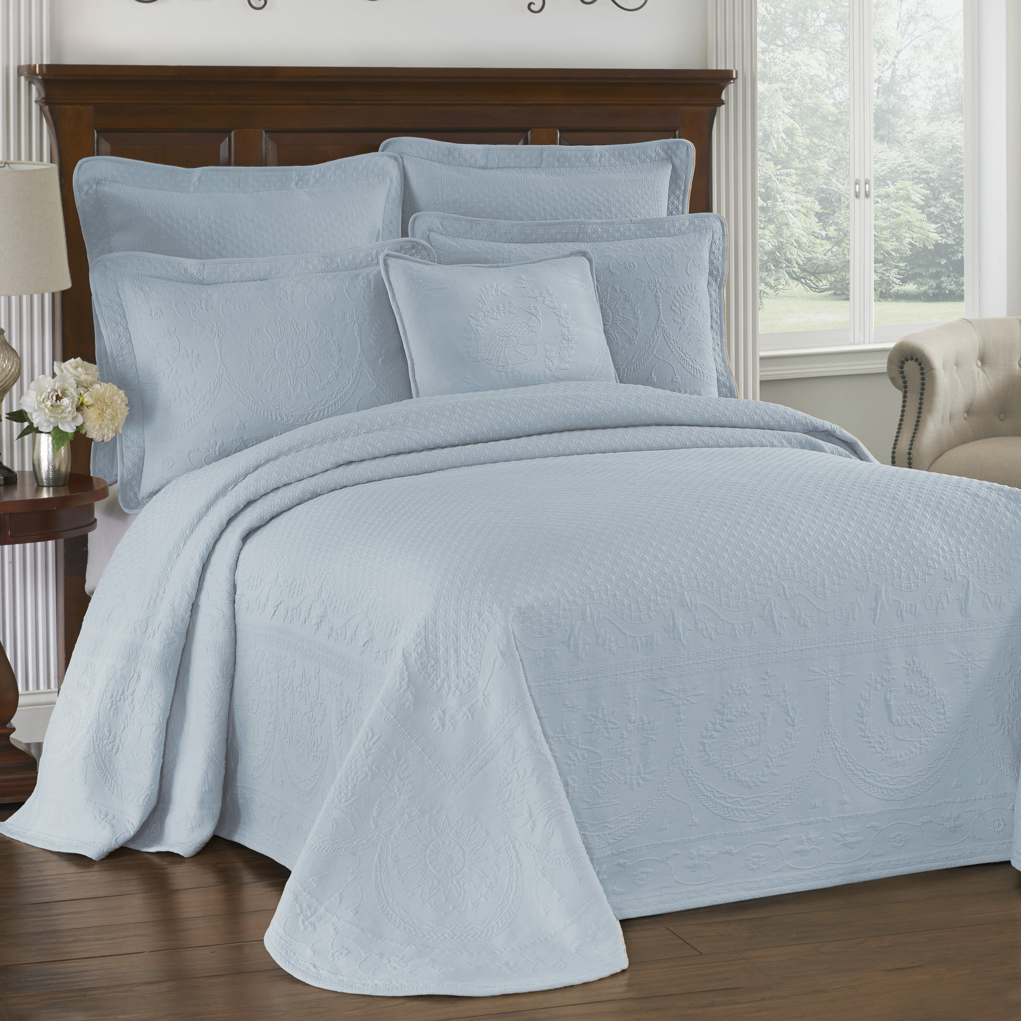 Historic Charleston King Charles Matelasse Bedspread & Reviews Wayfair